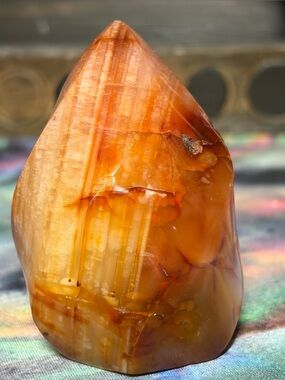 Carnelian crystal flame